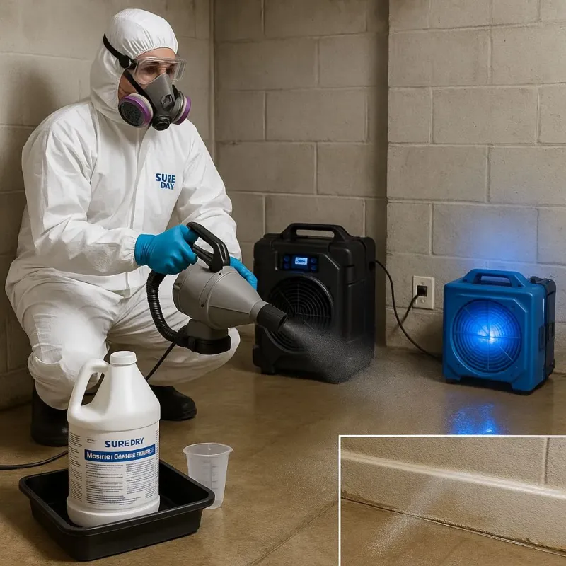 Sanitization and Odor Removal process in Cleves, OH