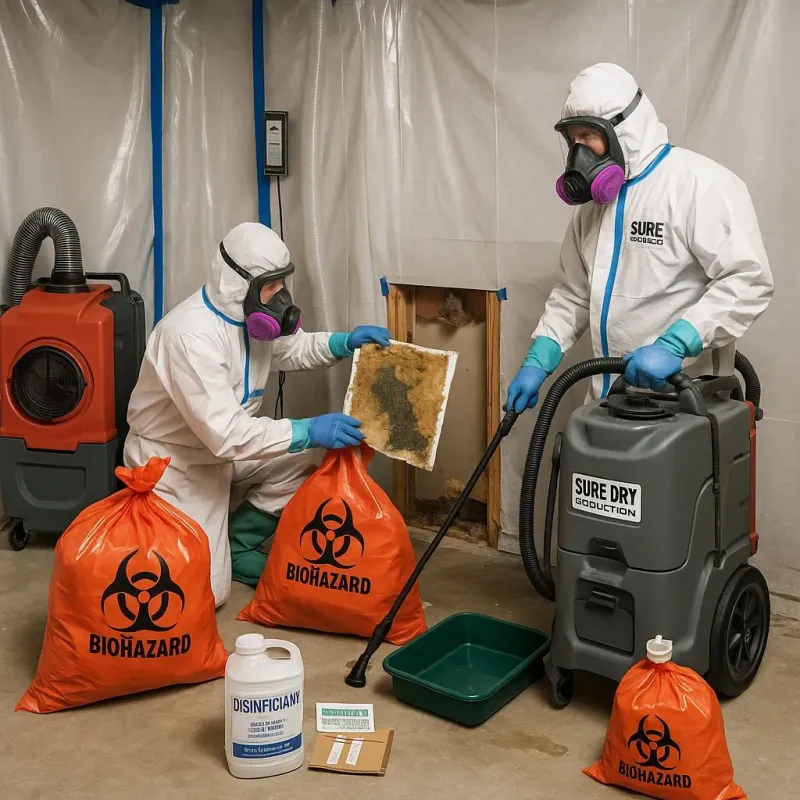 Contaminated Water Handling Protocols process in Cleves, OH